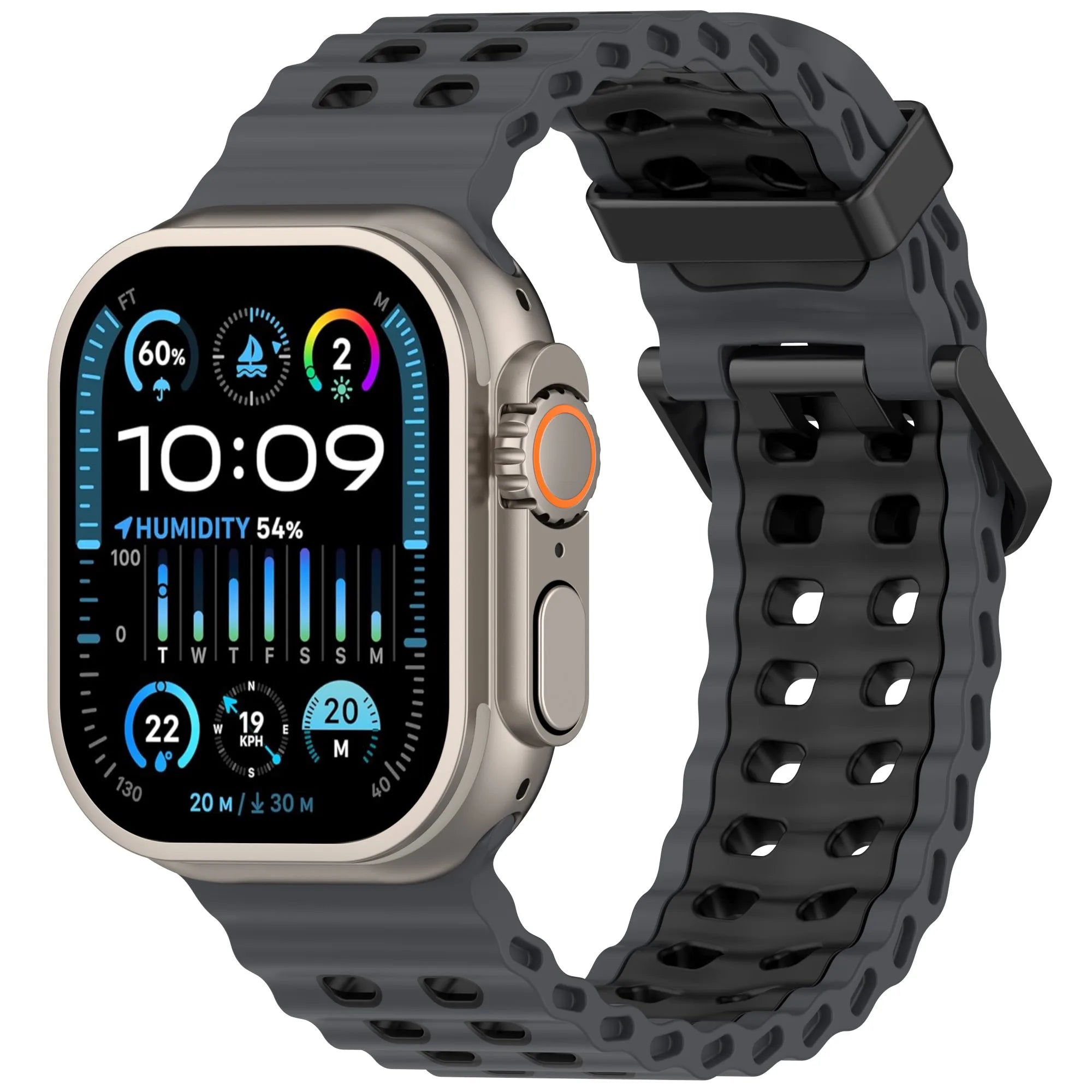 Ocean Silicone Strap for Apple Watch Band Ultra 3/2/1 49mm Series 11 10 46mm Comfortable Band IWatch 9 8 7 6 5 4 SE3 45mm 44mm
