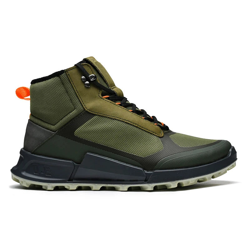 Trendy High Top Running Shoes Men Luxury Original Waterproof Sneaker Non Slip Outdoor Hiking Climbing Trekking Boots Patchwork
