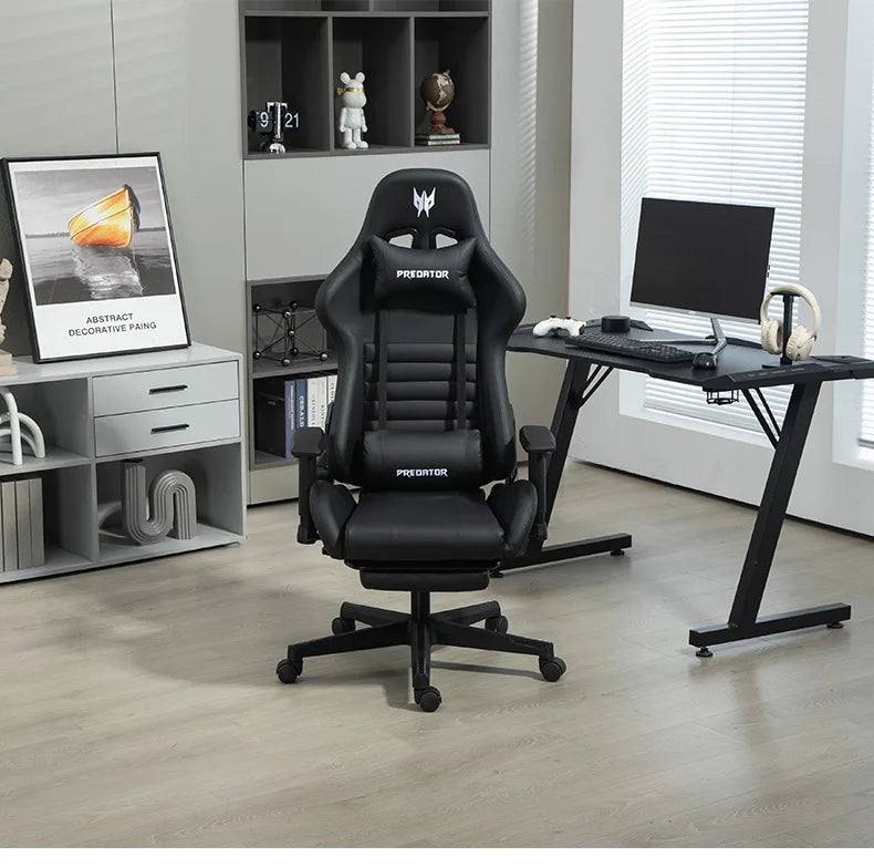 AOLIVIYA Modern Light Ergonomic Gaming Computer Chair, Swivel Seat with Lift for Home Live Broadcast Comfortable Sedentary Dormi