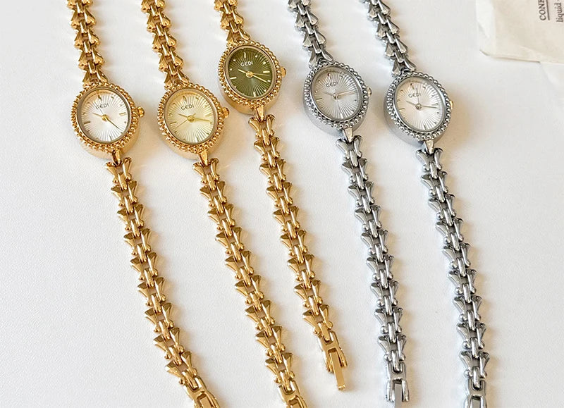 GEDI Ladies Watches Luxury Vintage Women Quartz Watch Waterproof Elegant Niche Wristwatches Fashion Watches Gifts