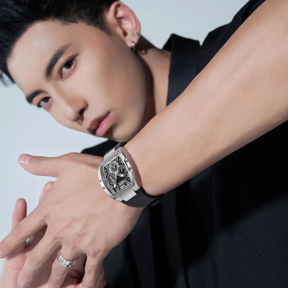 2026 Sports Man's Watches Brand Mark Fairwhale Luxury Automatic Date Clocks Fashion Multifunctional Quartz Wristwatch Boy Reloj