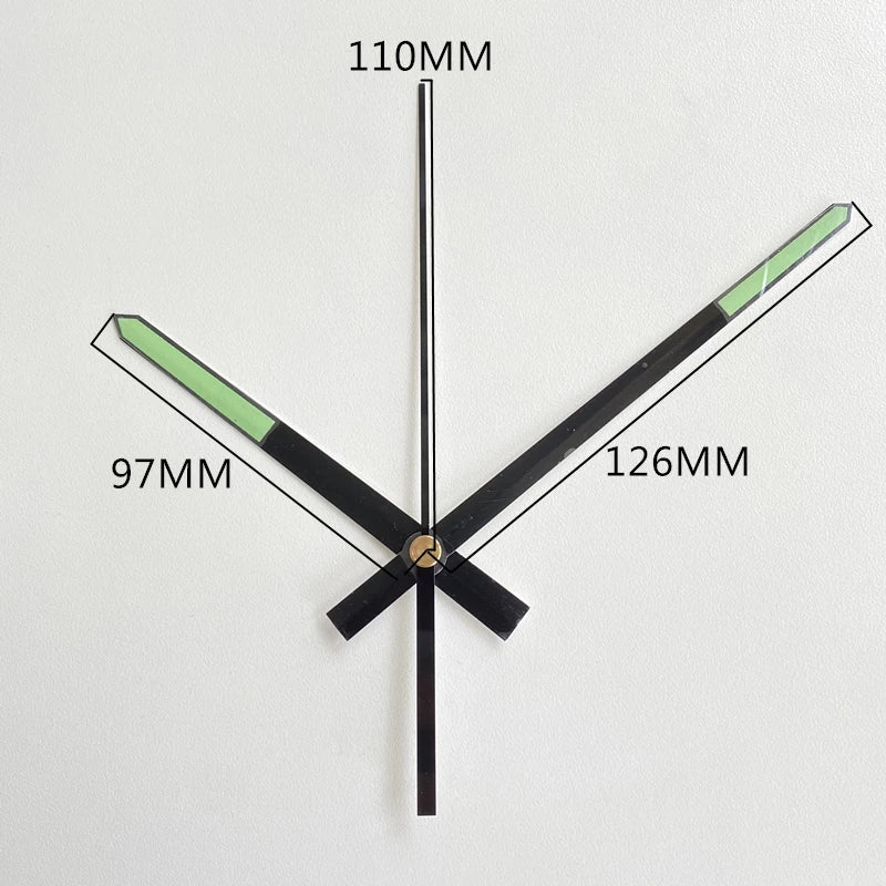 Mute DIY Wall Clock Movement Mechanism with Clock Hands Silent Kit Battery Operated Watch Repair Parts Replacement Set