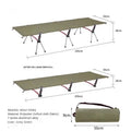 191cm Camping Cot Portable Folding Bed chair Ultralight Aluminum Alloy Sleeping Cot for Outdoor Hiking Backpacking Travel