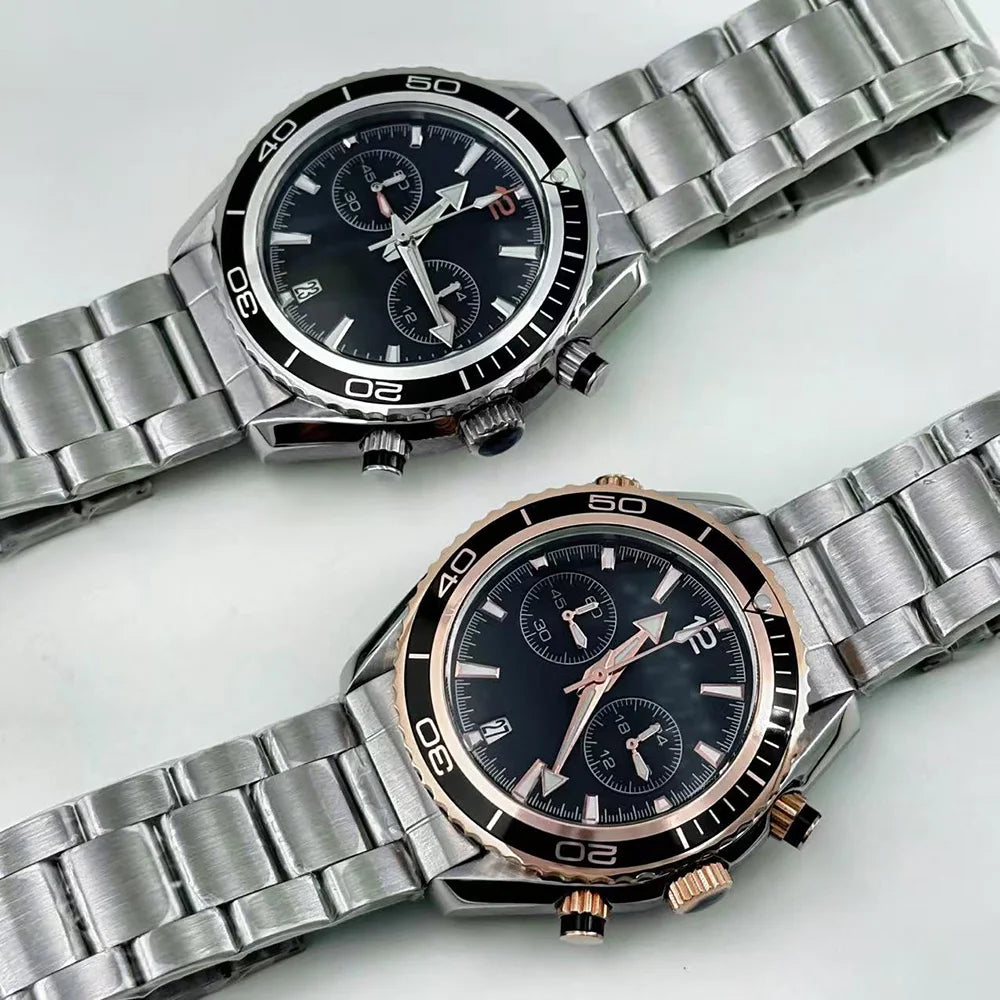 2026 new model men's luxury wristwatch VK64 chronograph, men's quartz watch, water-resistant stainless steel men's watch
