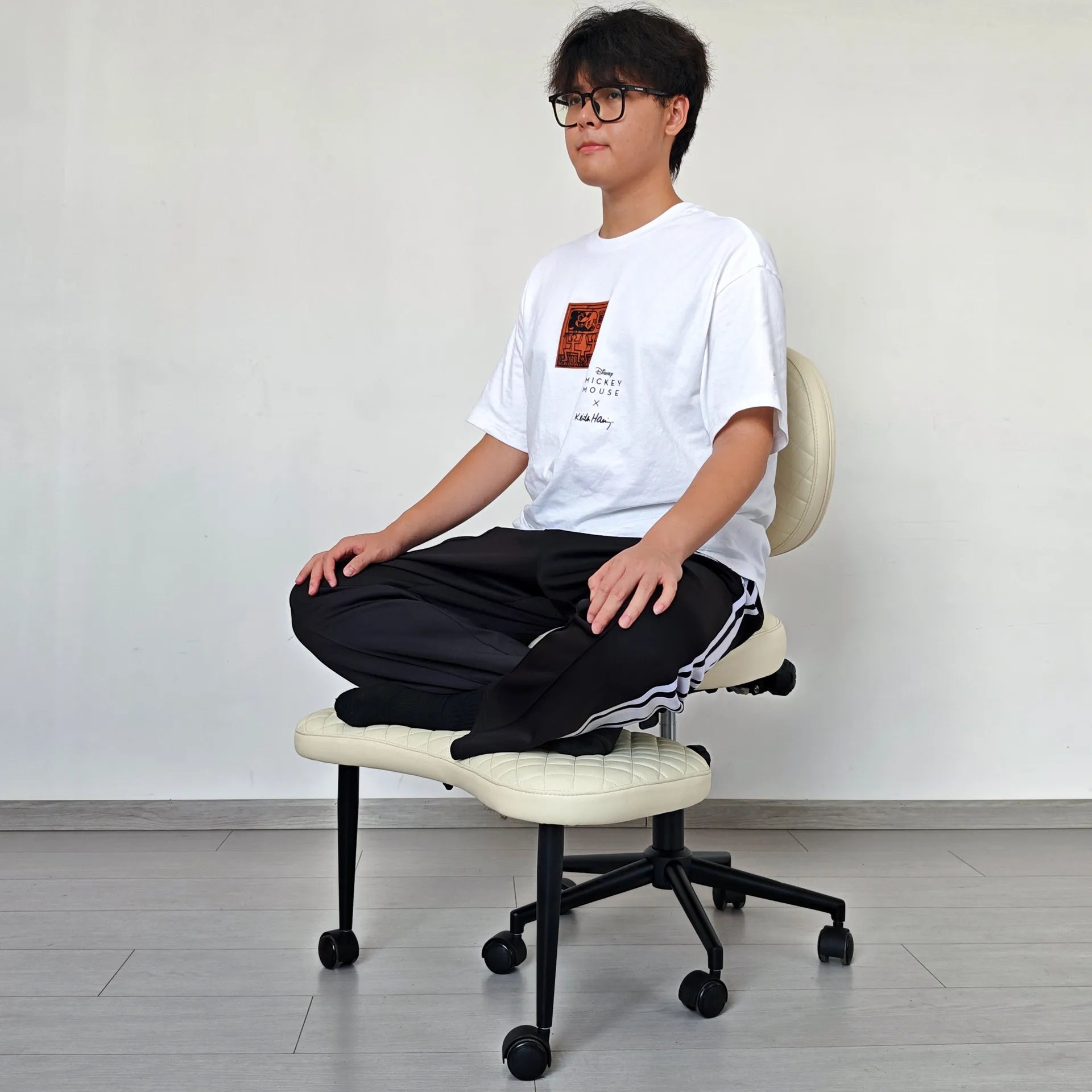 With backrest meditation yoga profiled computer office chair comfortable sedentary not tired cross-legged chair