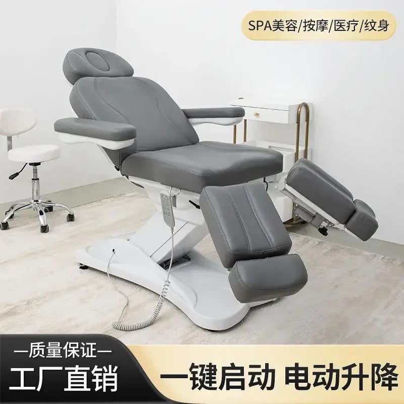 AOLIVIYA Fully Automatic Electric Lifting Rotating Heating Pedicure Chair For Body Tattoo Foot Soaking Beauty Salon Professional