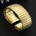 12mm 14mm 16mm 18mm 20mm 22mm Expansion Stainless Steel Watch Strap Elastic Metal Watchband Universal Men Women Watches Bracelet