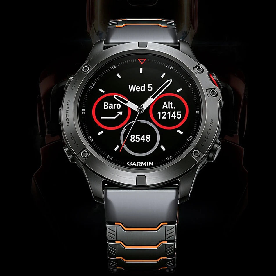 Titanium Silicone Magnetic Band for Garmin Watch Fenix 8 7X Pro 6X Enduro 3 Strap For Garmin Tactix 7Pro Instinct 2X 26mm Bands