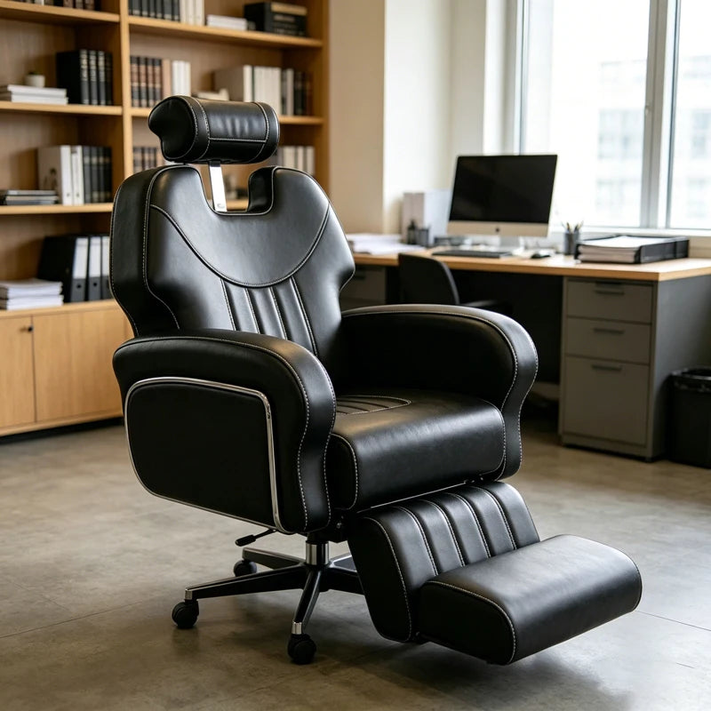 AOLIVIYA Modern Minimalist Commercial Barber Shop Chair With Adjustable Swivel Hair Styling Salon Furniture Backrest For Profess