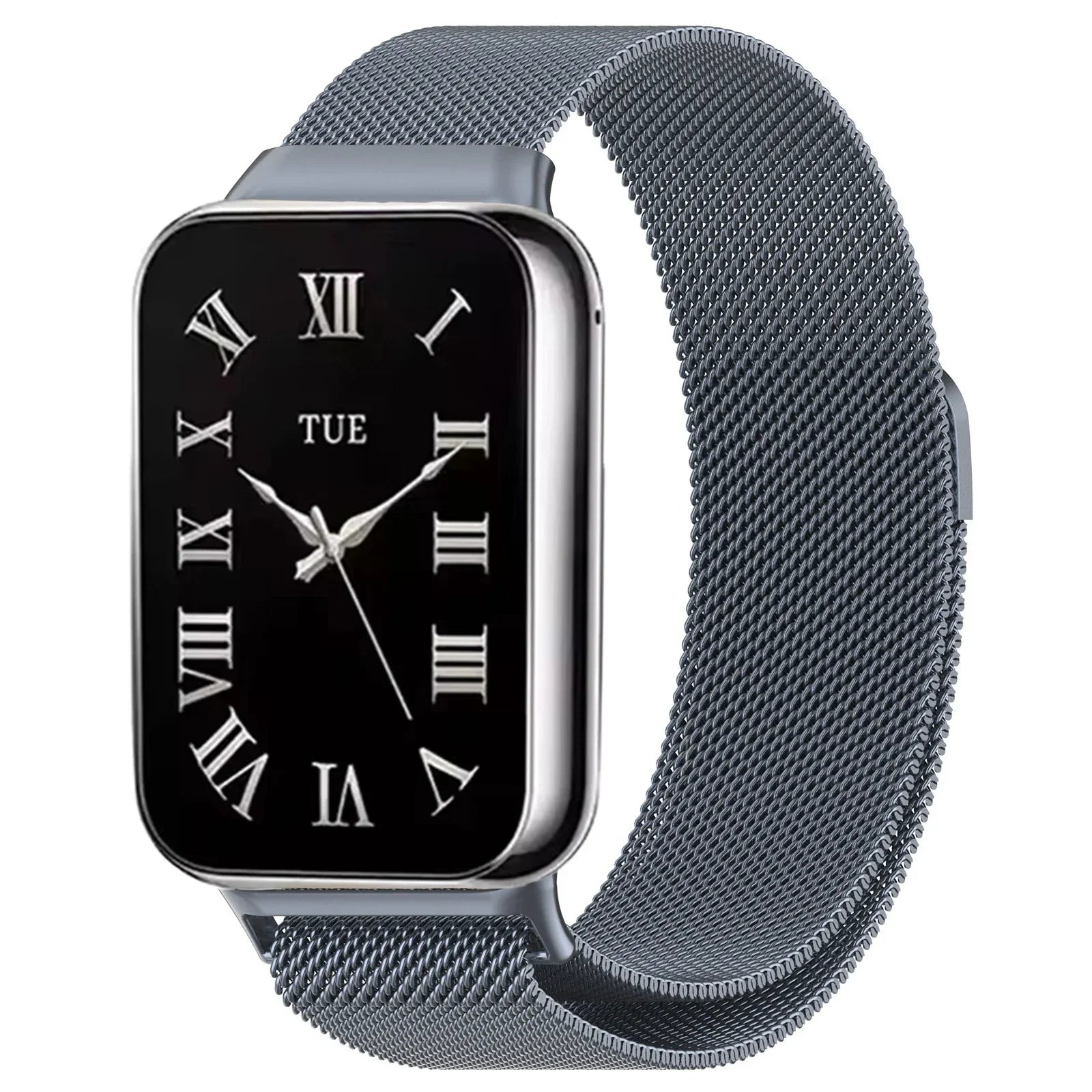 Milanese Loop Strap For Xiaomi Mi Band 9/8 Pro Metal Magnetic Durable Wristband Watchband For Redmi Watch 4/5/6 Correa Accessory
