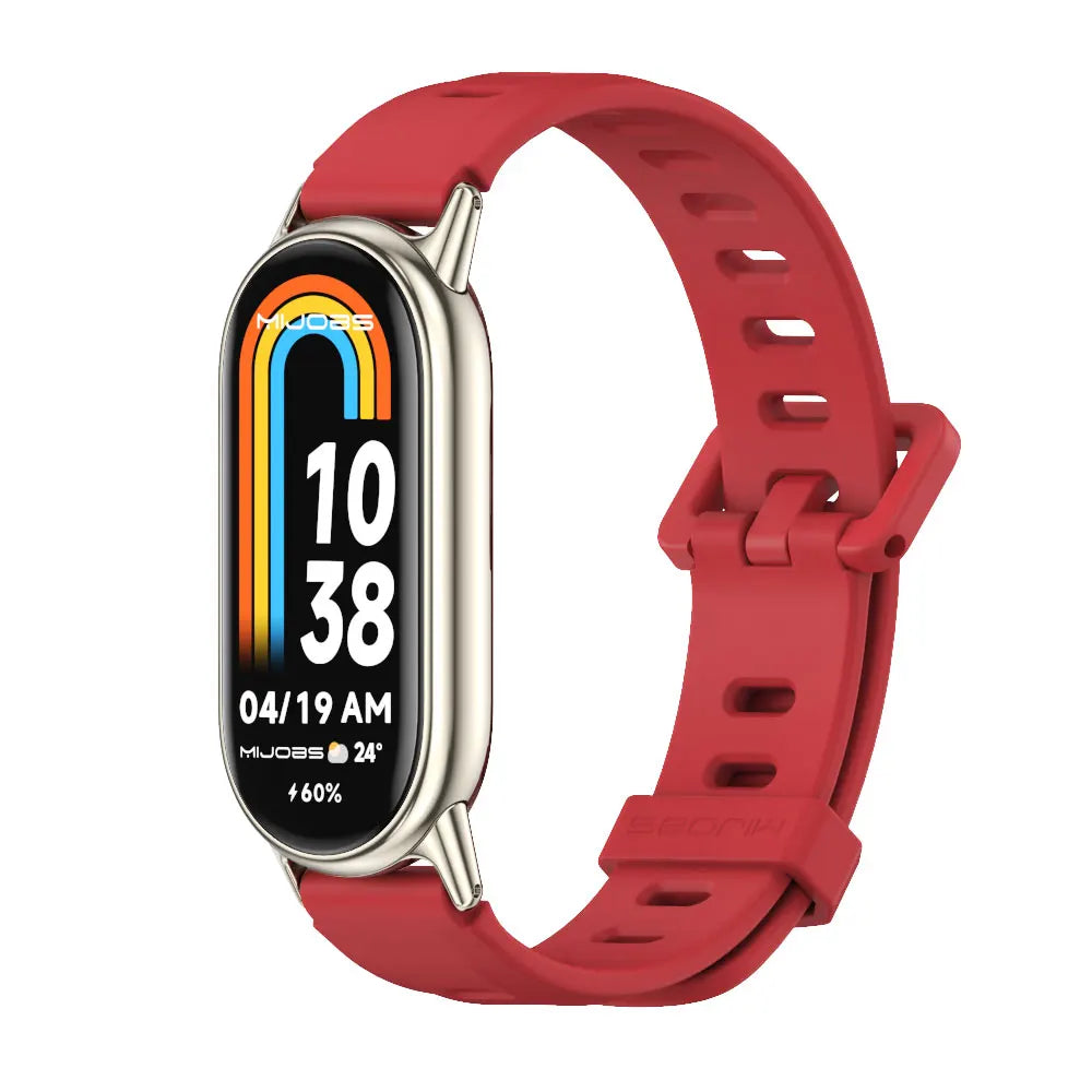 Strap for Mi Band 10 9 8 7 6 5 Watch Band for Mi Band 10 Silicone Wristband for Mi Band 9 Bracelet For Mi Band 8 Strap