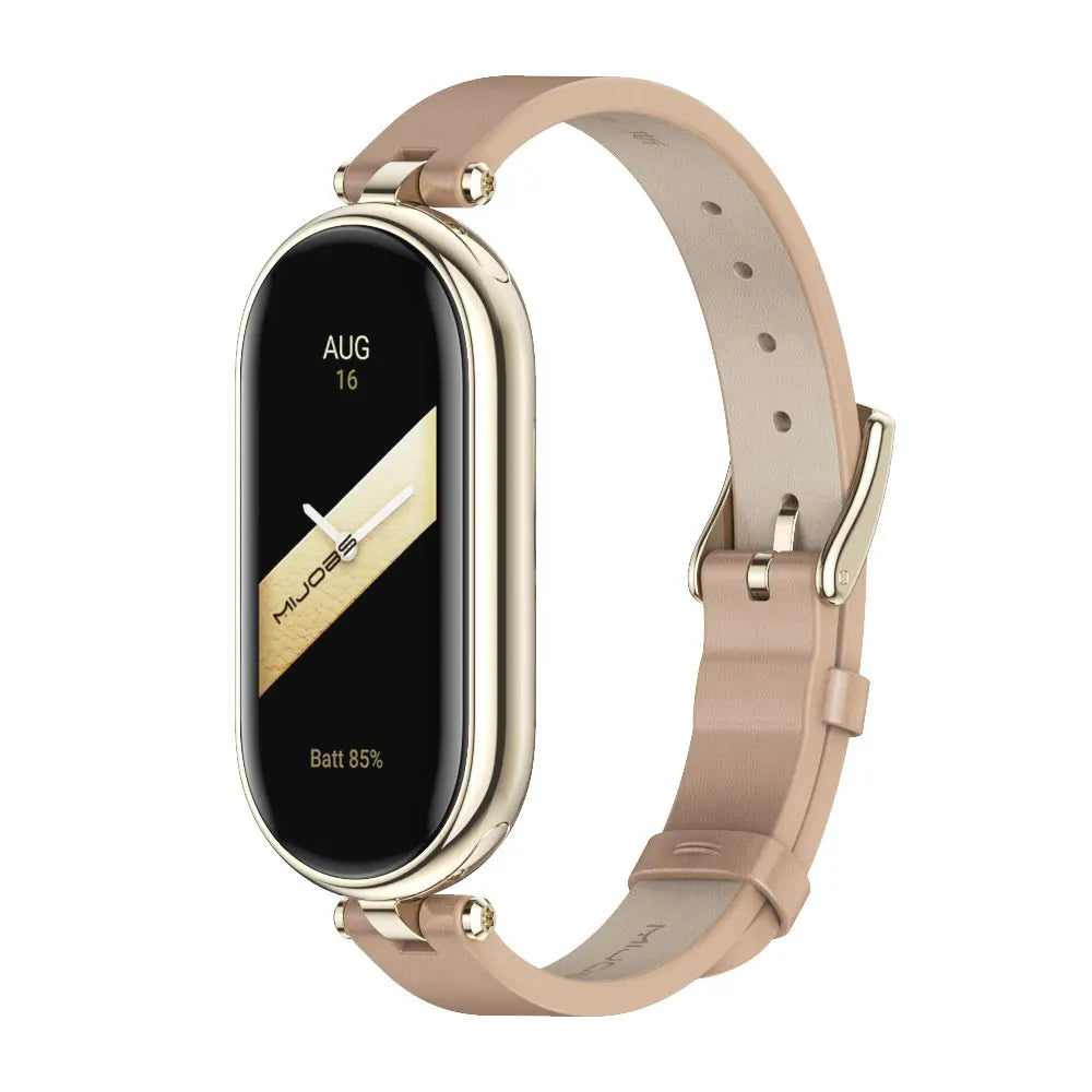 Strap for Mi Band 10 9 8 7 6 5 Watchband for Xiao mi Smart Band 9 Strap for Mi Band 8 Leather Wristband For Mi Band 7 Correa