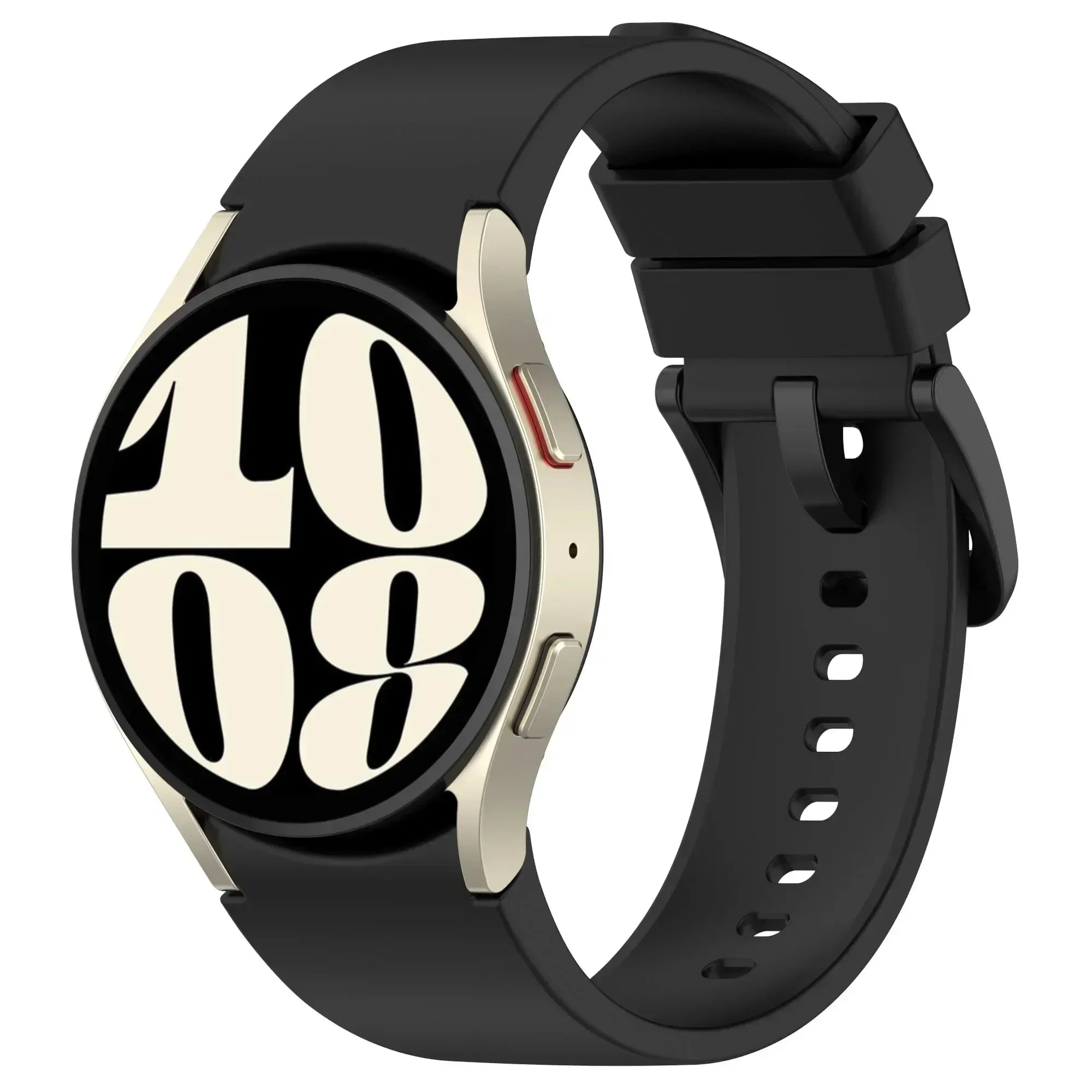 New Official Silicone Strap For Samsung Galaxy Watch 6 4 Classic 47mm 46mm 43/42mm Watchband Galaxy Watch 7 6 5 4 40mm 44mm Belt