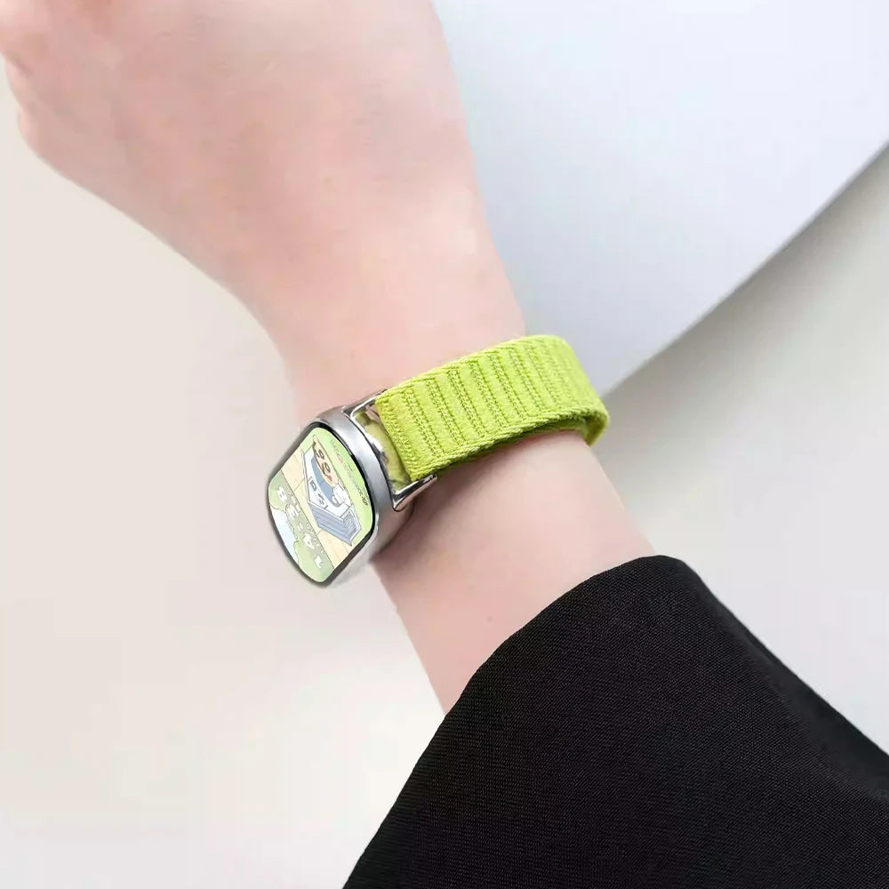 Sport Nylon Strap for Xiaomi Mi Band 10 Original Breathable Wristband for Xiaomi Mi Band 10 9 8 Smart Watch Replaceable Bracelet