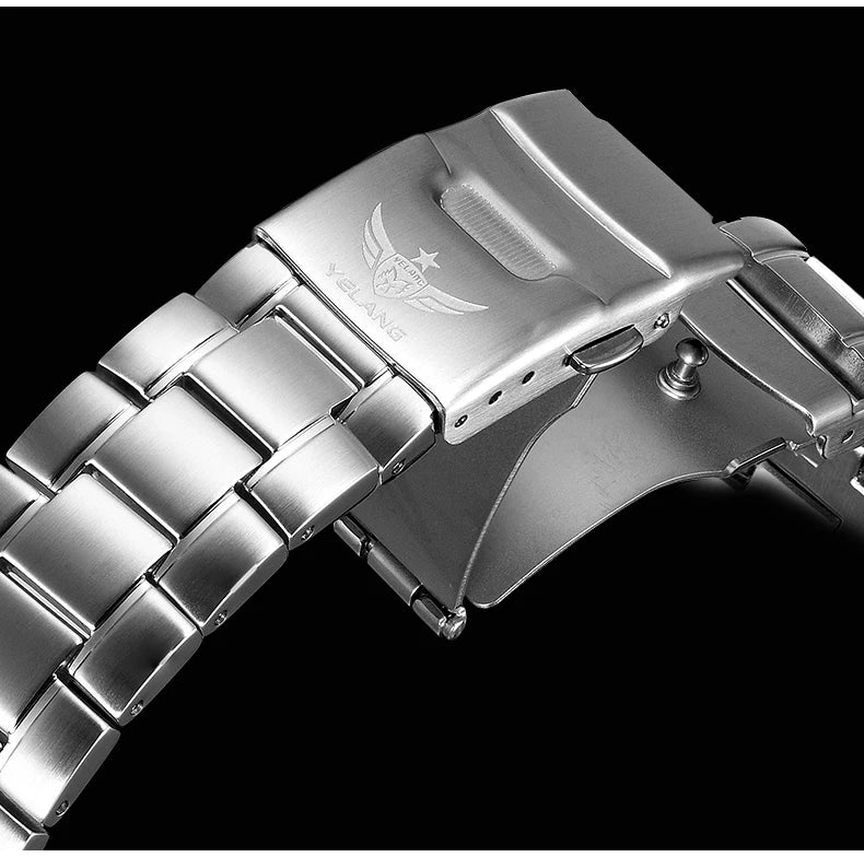YELANG V1021S Men Quartz Watch 42mm Swiss Ronda  Movement 10-year battery life T100 Luminous 100m Waterproof Men's Diving Watch