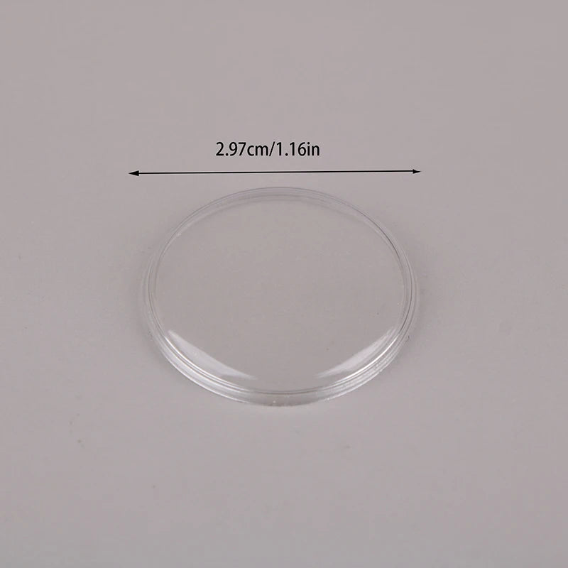 1pc 29.7-31.6mm Fat Type Old Vintage Watch  Acrylic Crystal Vintage Watch Pocket Watch Mirror Accessories
