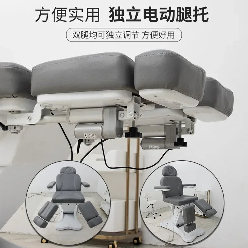 AOLIVIYA Fully Automatic Electric Lifting Rotating Heating Pedicure Chair For Body Tattoo Foot Soaking Beauty Salon Professional