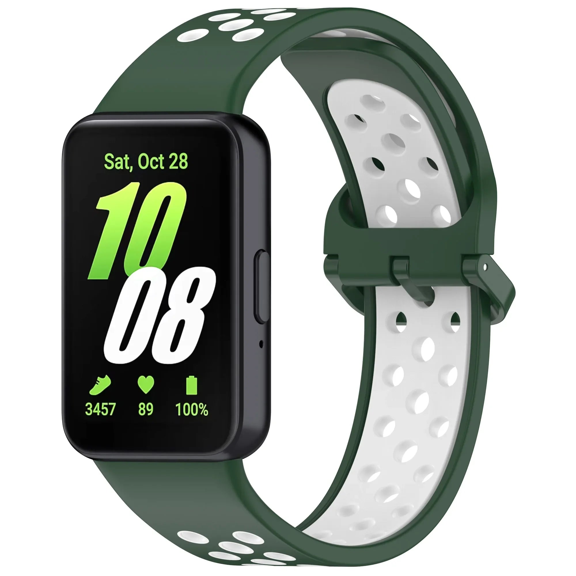 Silicone Strap For Samsung Galaxy Fit 3 Band Bracelet Two-tone Watchband Correa For Samsung Galaxy Fit 3 Replaceable Wristband