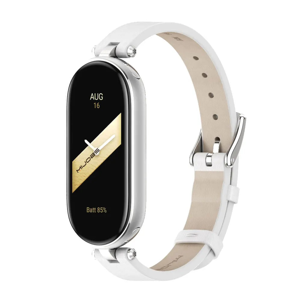 Strap for Mi Band 10 9 8 7 6 5 Watchband for Xiao mi Smart Band 9 Strap for Mi Band 8 Leather Wristband For Mi Band 7 Correa