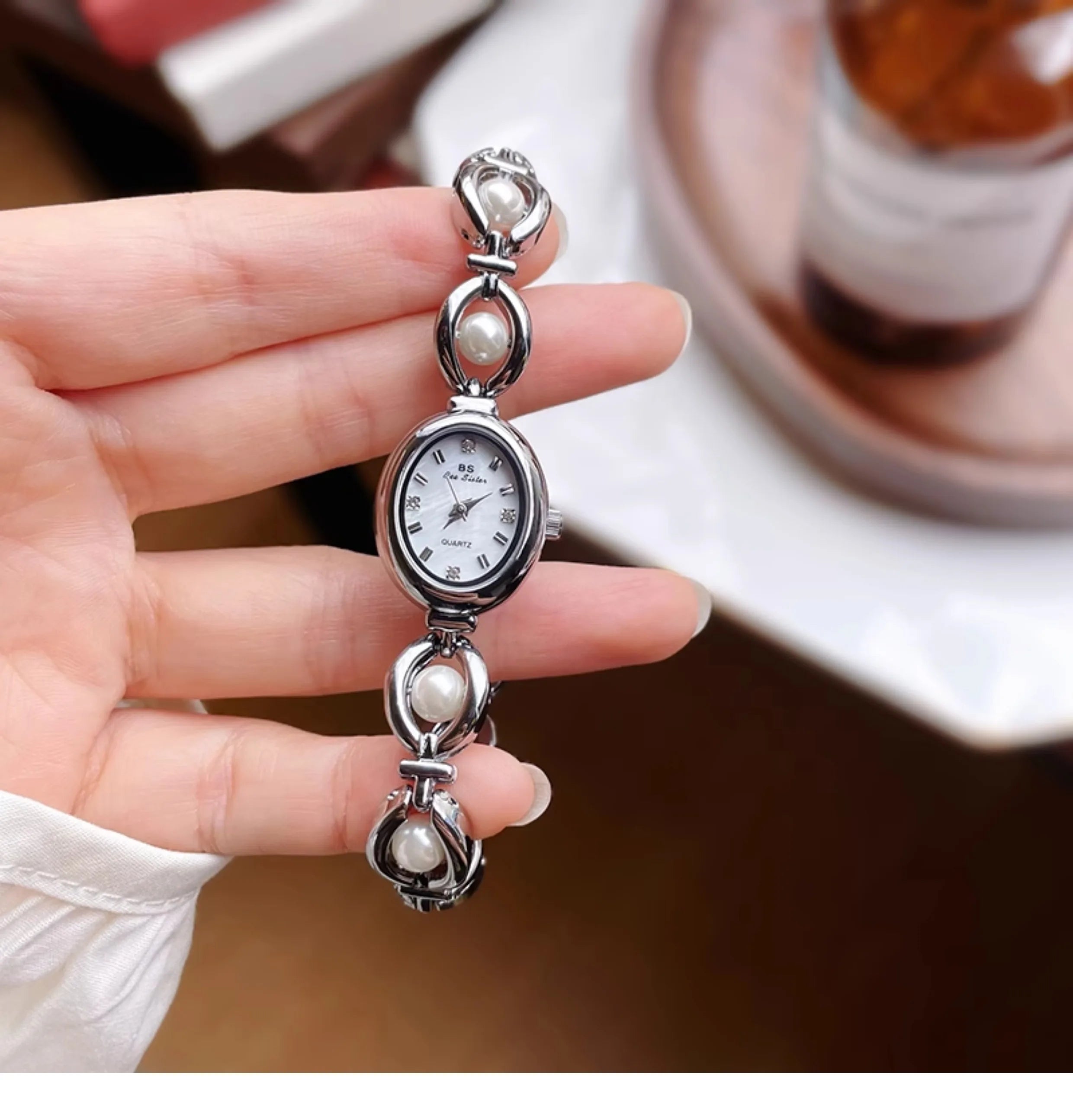 Women's Watch Bracelet Quartz Wristwatches Brand Luxury Vintage Casual Small Silver Clock High Quality Watch Ladies