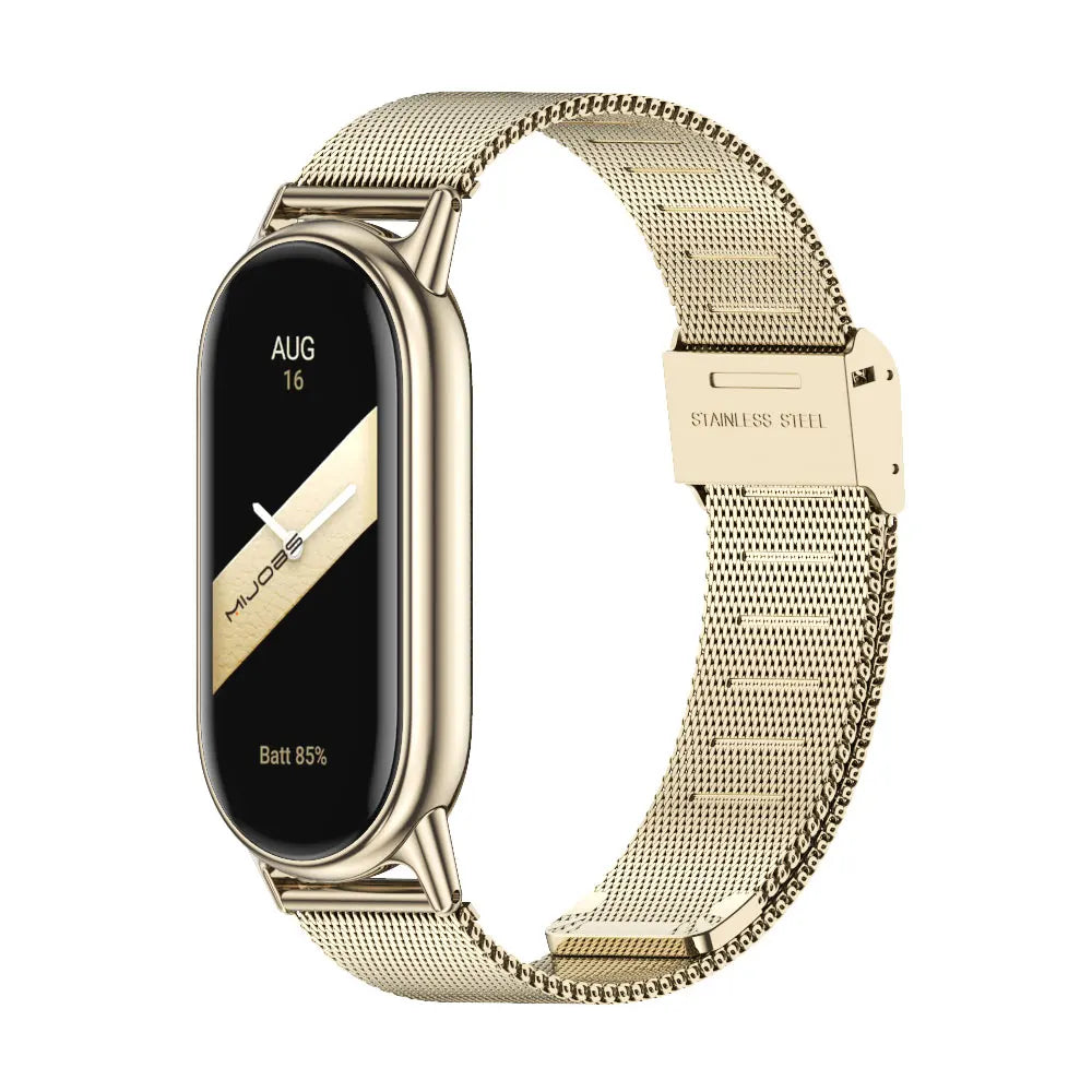 Strap for Mi Band 10 9 8 Wristband For Mi Band 9 Bracelet for Mi Band 10 Stainless Steel Watch Band for Mi Band 8 Metal Straps