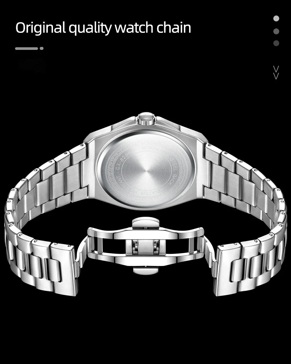 CHENXI New in Men's Watches Classic Fashion Quartz Wristwatches Simple Luminous Date Calendar Display Water-Resistant Man Watch
