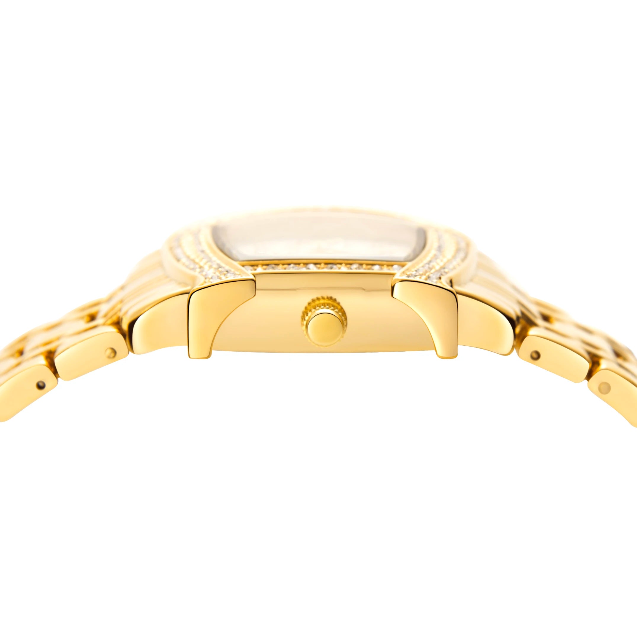 YaLaLuSi Women's Luxury Diamond-Set Asymmetrical Dial Bracelet Watch, Water-Resistant Quartz Watch reloj mujer watch for ladies