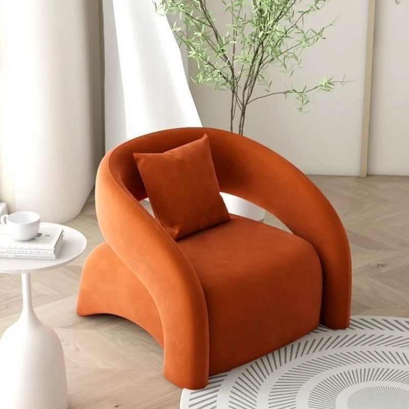 New Sofa, Living Room, Single Person, Light Luxury, High-end Reception, Small Sofa, Beauty Salon, Lazy Leisure Chair Furniture