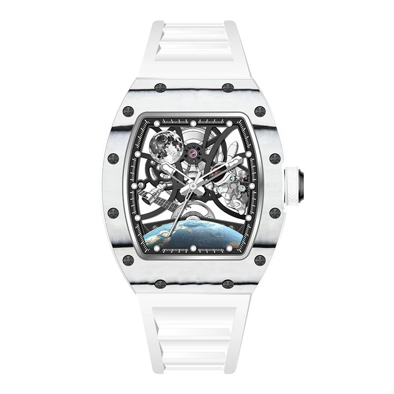 2025 Automatic Movement Mechanical Wrist Watches Men Hollow Design Waterproof Watch High Quality Custom Logo Automatic Watches