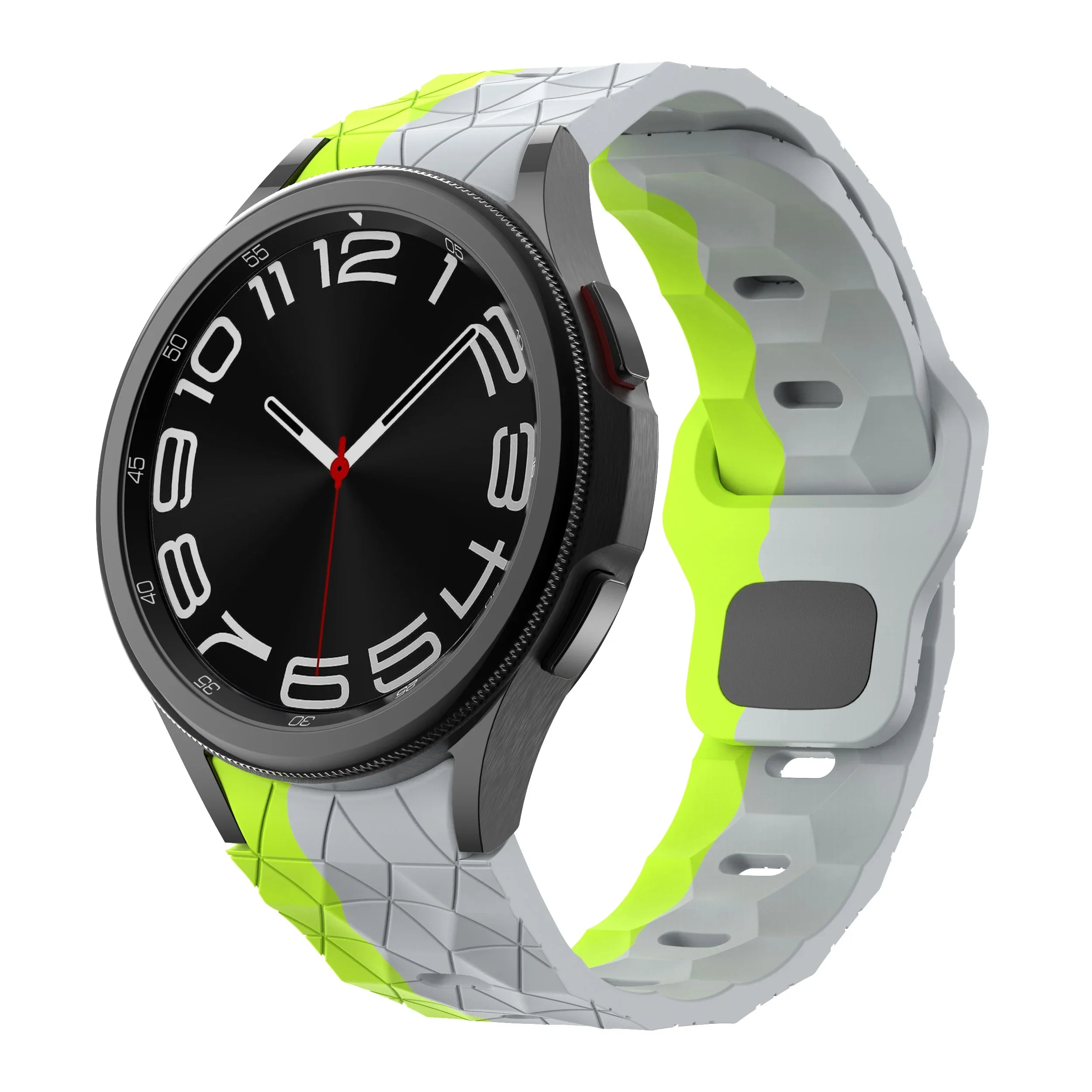Silicone Strap for Samsung Galaxy Watch 7 6 5 4 40mm 44mm Football Pattern Bracelet Wristband for Watch 6-4 Classic 47mm 46mm