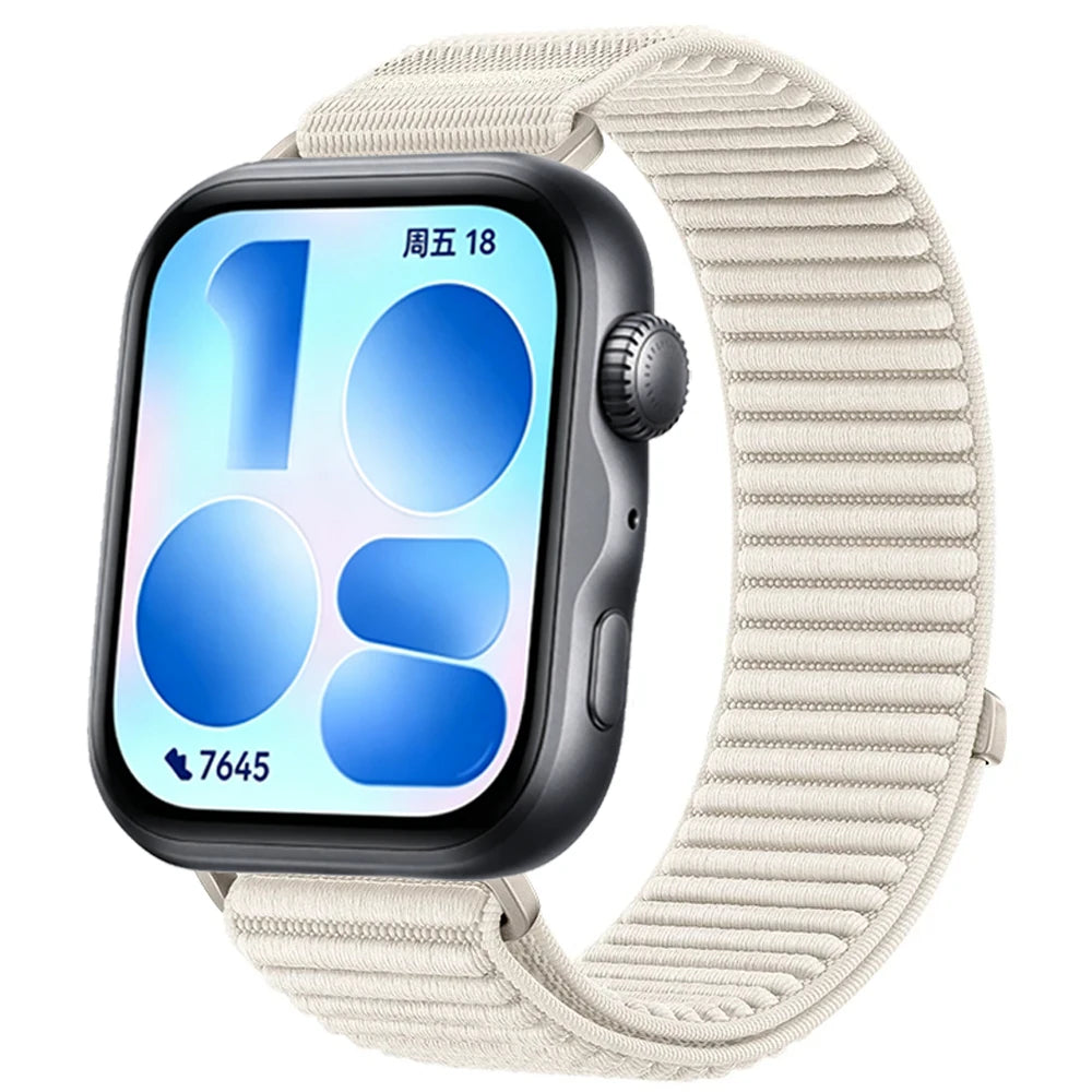 Nylon Braided Loop Strap for Huawei Watch Fit 3/4/5 SmartWatch Sports Comfortable Band For Huawei Watch Fit 5-4 Pro Accessories