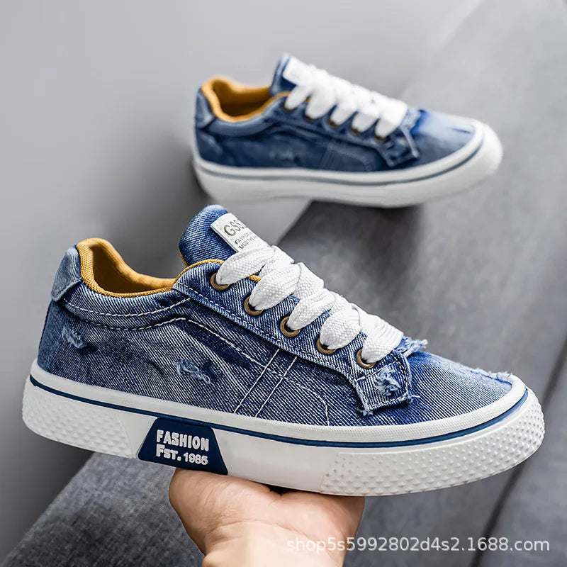 48 Size Summer men's Canvas footwear Comfortable Low cut Sports and Leisure Board Shoes Durable Lightweight Single Shoes sneaker