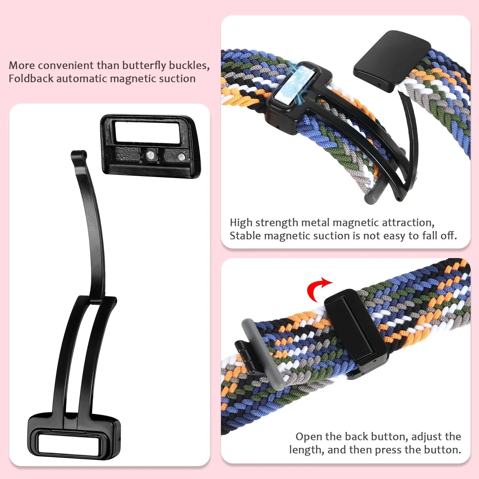 Nylon Strap for Xiaomi Mi Band 9 Pro/Mi Band 8 Pro Breathable Braided Bracelet for Redmi Watch 6/5/4 Sport Watchband Accessories
