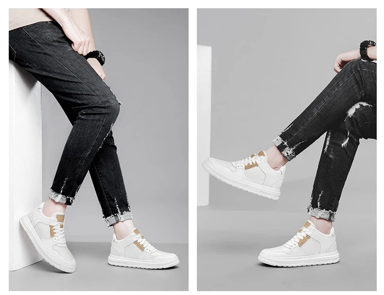 Plus Size 47 Summer Mesh Men Sneakers Elevator Shoes Chunky Increase Insole 7CM Breathable Sports Casual Height Shoes For Man