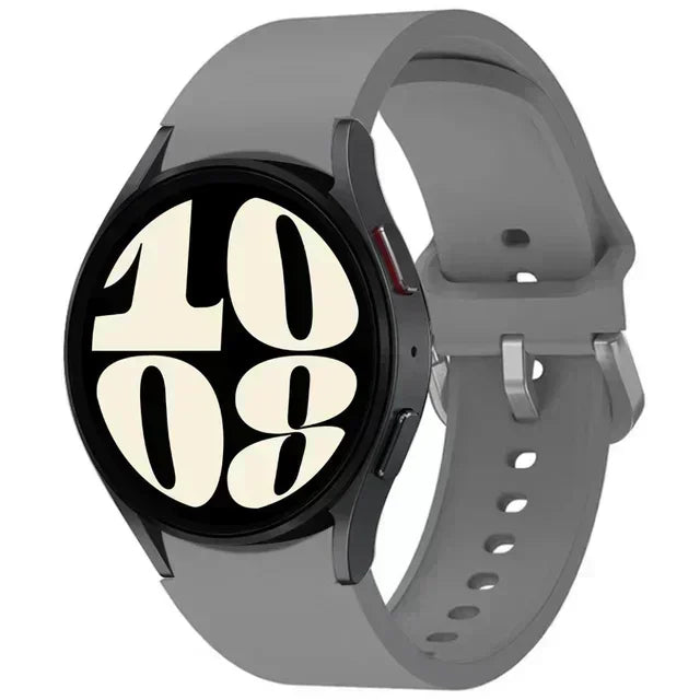 New Official Silicone Strap For Samsung Galaxy Watch 6 4 Classic 47mm 46mm 43/42mm Watchband Galaxy Watch 7 6 5 4 40mm 44mm Belt