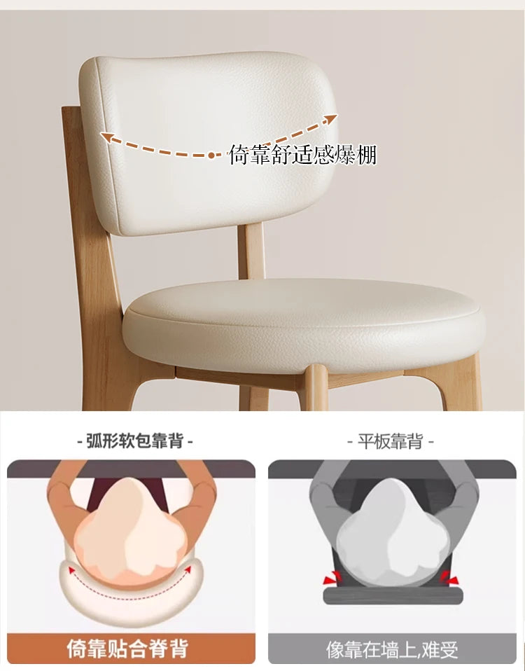 Portable Folding Mesh Chair Adjustable Cushioned Wood Solid Stackable Chair Kitchen Dining Breathable Restaurant Leg Fabric Cafe