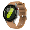 Silicone+Leather Strap for Samsung Galaxy Watch 7 6 5 4 44mm 40mm/5 Pro 45mm Wristband for Galaxy Watch 6 Classic 47mm 43mm Belt