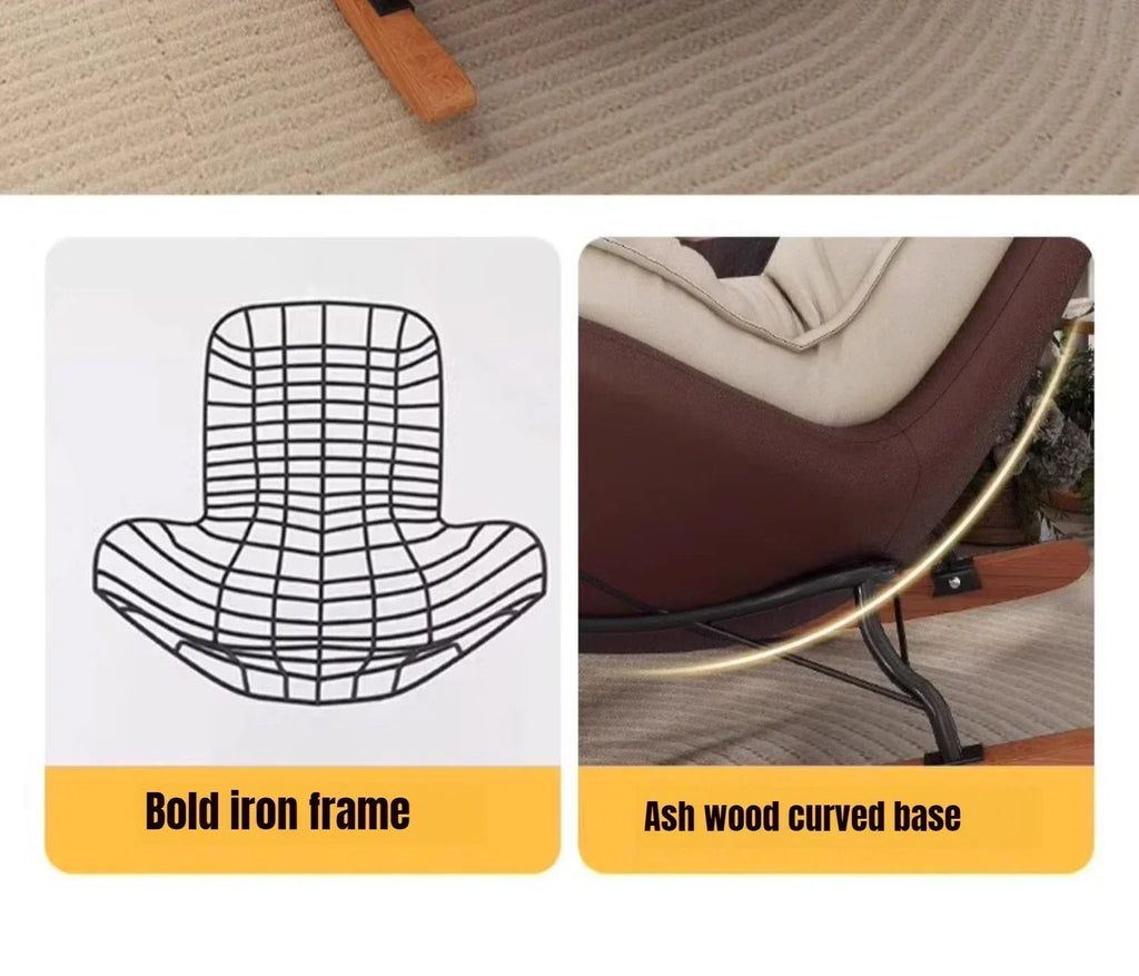 Lazy Sofa, Single Rocking Chair, Lounge Chair, Adult Honeycomb Chair, Balcony, Home Use,internet Celebrity,leisure Rocking Chair