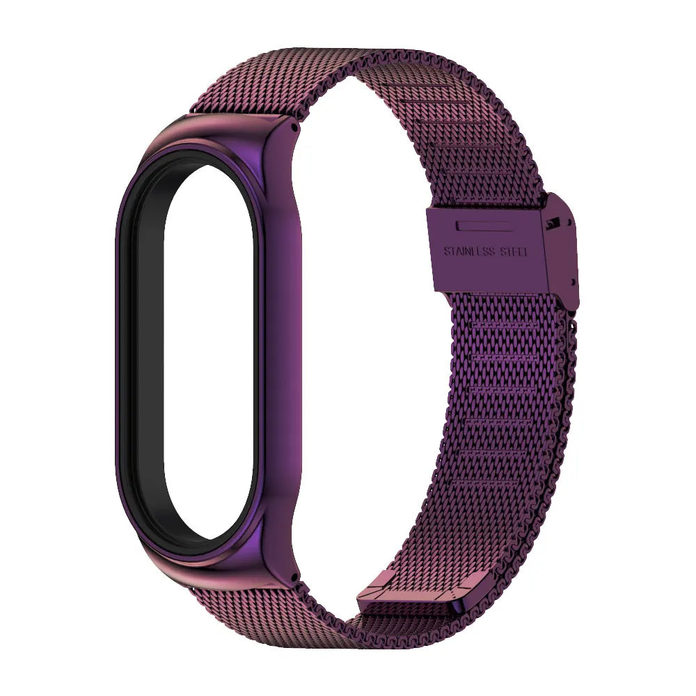 Strap for Mi Band 10 9 8 Wristband For Mi Band 9 Bracelet for Mi Band 10 Stainless Steel Watch Band for Mi Band 8 Metal Straps