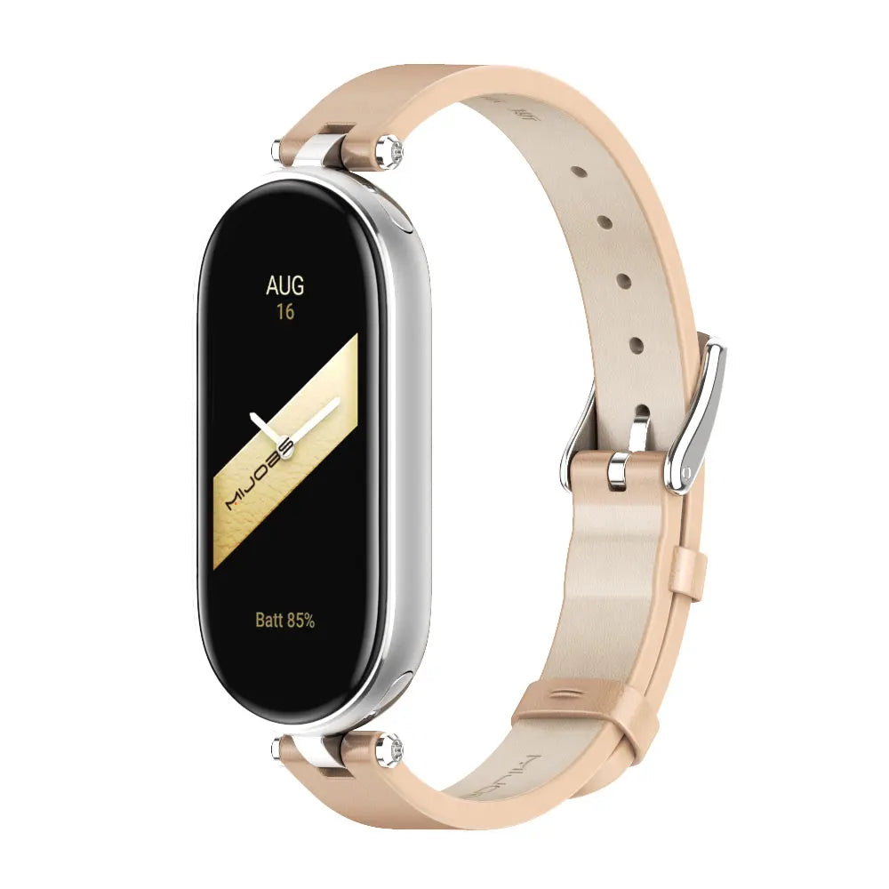 Strap for Mi Band 10 9 8 7 6 5 Watchband for Xiao mi Smart Band 9 Strap for Mi Band 8 Leather Wristband For Mi Band 7 Correa