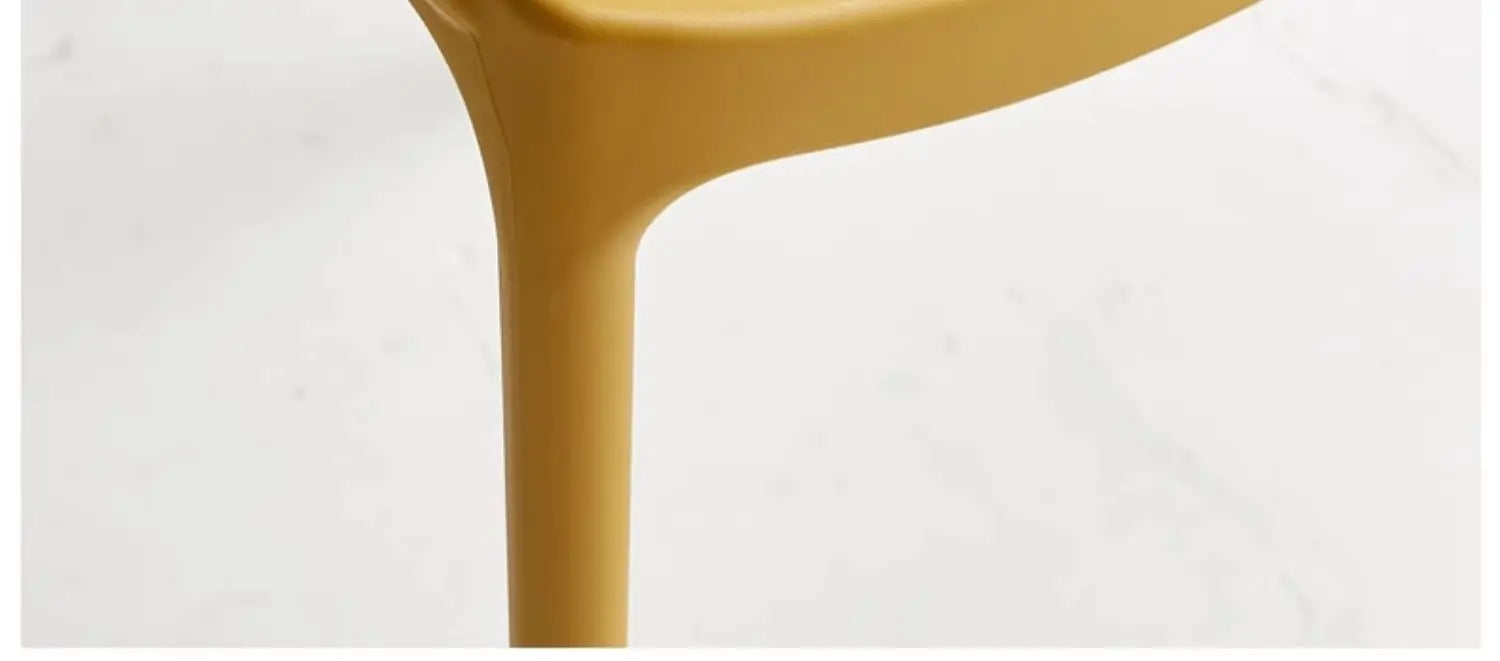 Plastic Chair Backrest, Home Thick Backrest Chair, Casual Nordic Minimalist Dining Chair, Restaurant Chair, Outdoor Armchair