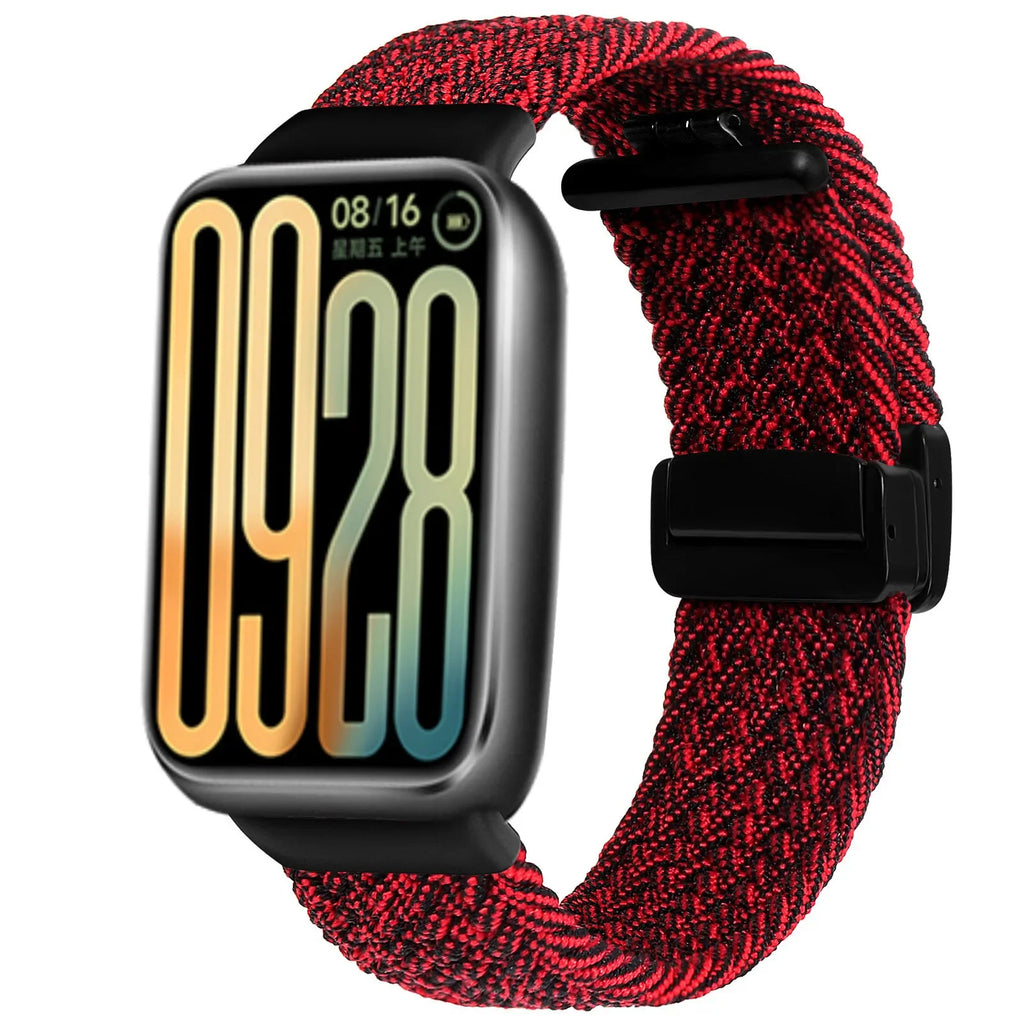 Nylon Strap for Xiaomi Mi Band 9 Pro/Mi Band 8 Pro Breathable Braided Bracelet for Redmi Watch 6/5/4 Sport Watchband Accessories