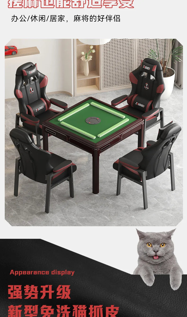 AOLIVIYA Modern Comfortable Long Sitting Home Computer Chair, Fixed Foot Office Live Streaming Gaming Chess Room Special B716824