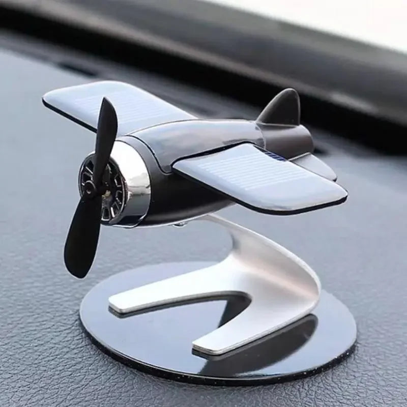 Car Air Freshener Solar Aircraft Decoration Mini Car Perfume Air Freshener Fragrance Car Airplane Ornament Car Accessories