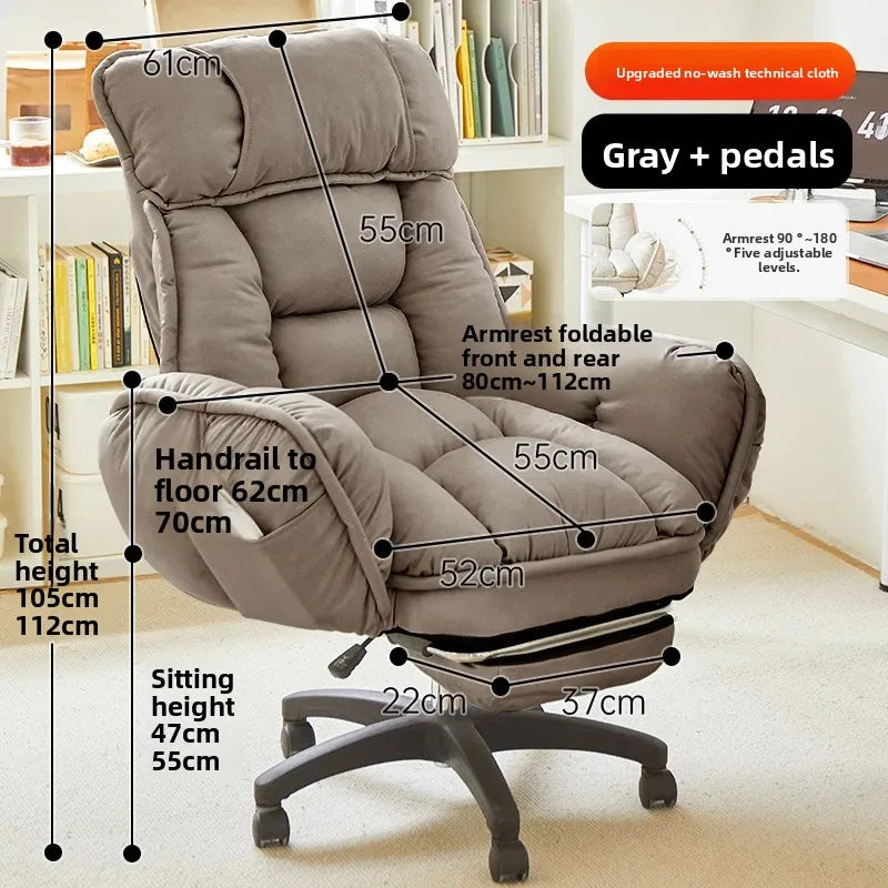 Computer Gaming Chair Ergonomic Office Reclining Desk Seat Adjustable Backrest Racing Style Study Dormitory Home Furniture