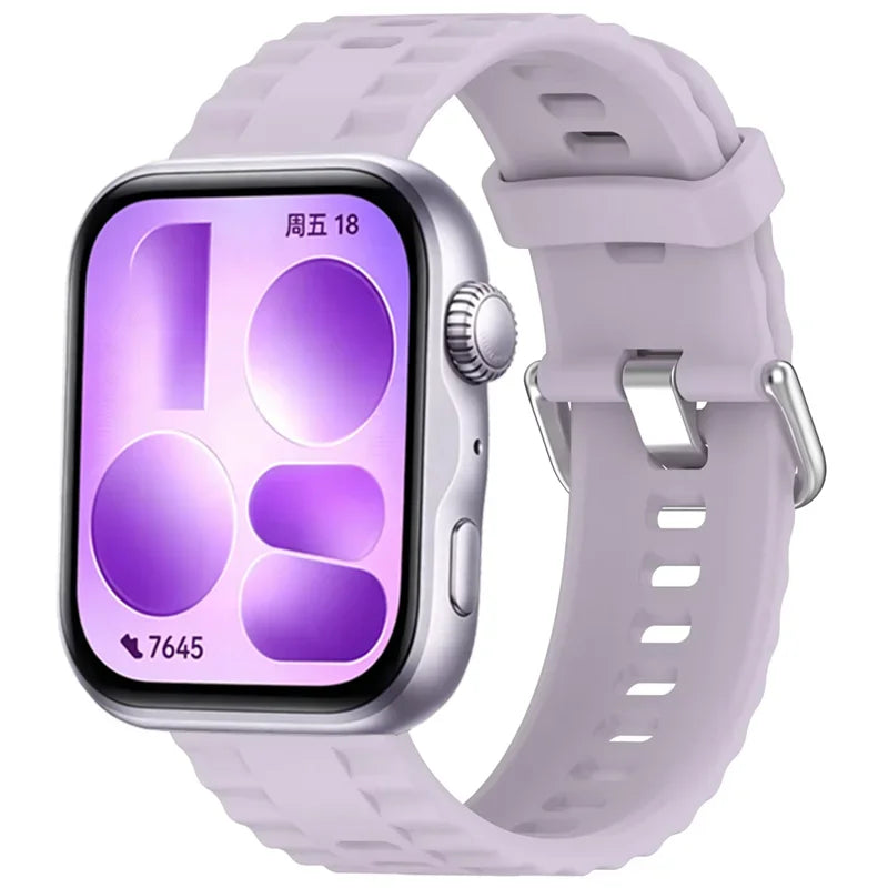 Official Silicone Strap for Huawei Watch 5-4 Pro Smart Wristband for Huawei Watch Fit 5/4/3 Luxury High-end Replacement Bracelet