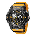 SMAEL Quartz Watch Sport 50M Waterproof Stopwatch Week Display LED Digital Alarm Clock Male 8055 Men Watches Sports Wristwatches