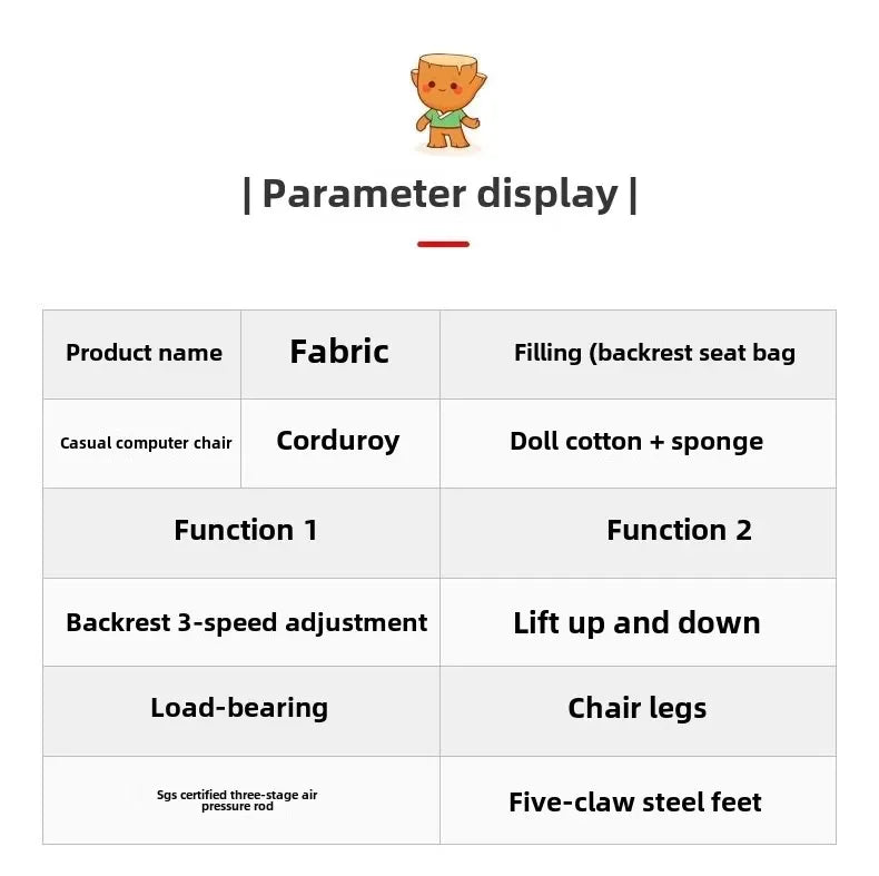 Luxury Lazy, Computer Chair, Home, Comfortable, Sedentary, Sofa Chair, Bedroom, Desk, Reclining, Leisure, Backrest Office Chair