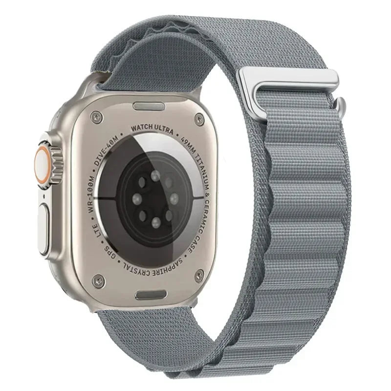 Alpine Loop Band for Apple Watch Ultra 49mm 11 10 9 8 7 46mm 42mm 45mm 41mm Nylon Wristband iWatch Series 6 5 4 SE 44 40mm Strap