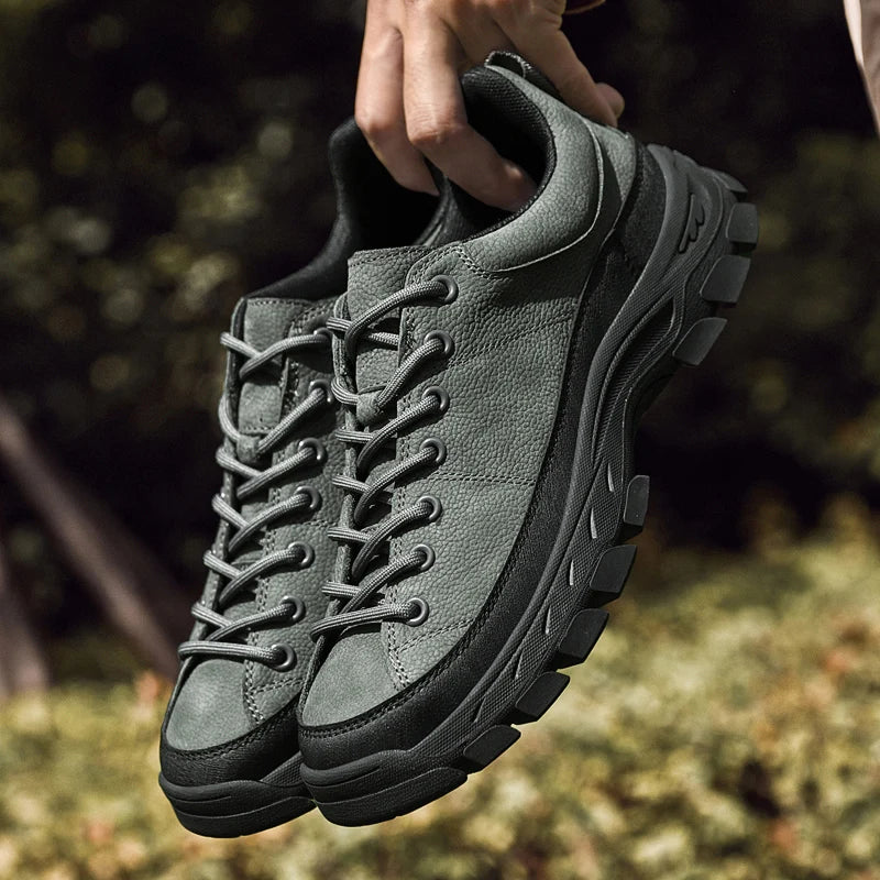 Genuine Leather Mens Sneakers Luxury Handmade Casual Shoes Fashion Designer Outdoor Walking Shoes New Male Skateboard Footwear